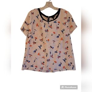 Talbots floral blouse